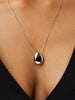 Ana Luisa Jewelry Necklaces Pendants Silver Pendant Necklace Pebble Silver Rhodium