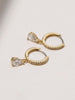Ana Luisa Jewelry Drop Earrings Delicate Huggie Hoops Elise Gold-new1