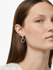 Ana Luisa Jewelry Earrings Small Hoops Double Hoop Earrings Ash Double Silver Rhodium