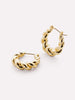 Ana Luisa Jewelry Earrings Hoop Earrings Twisted Hoop Earrings Paris Gold New1