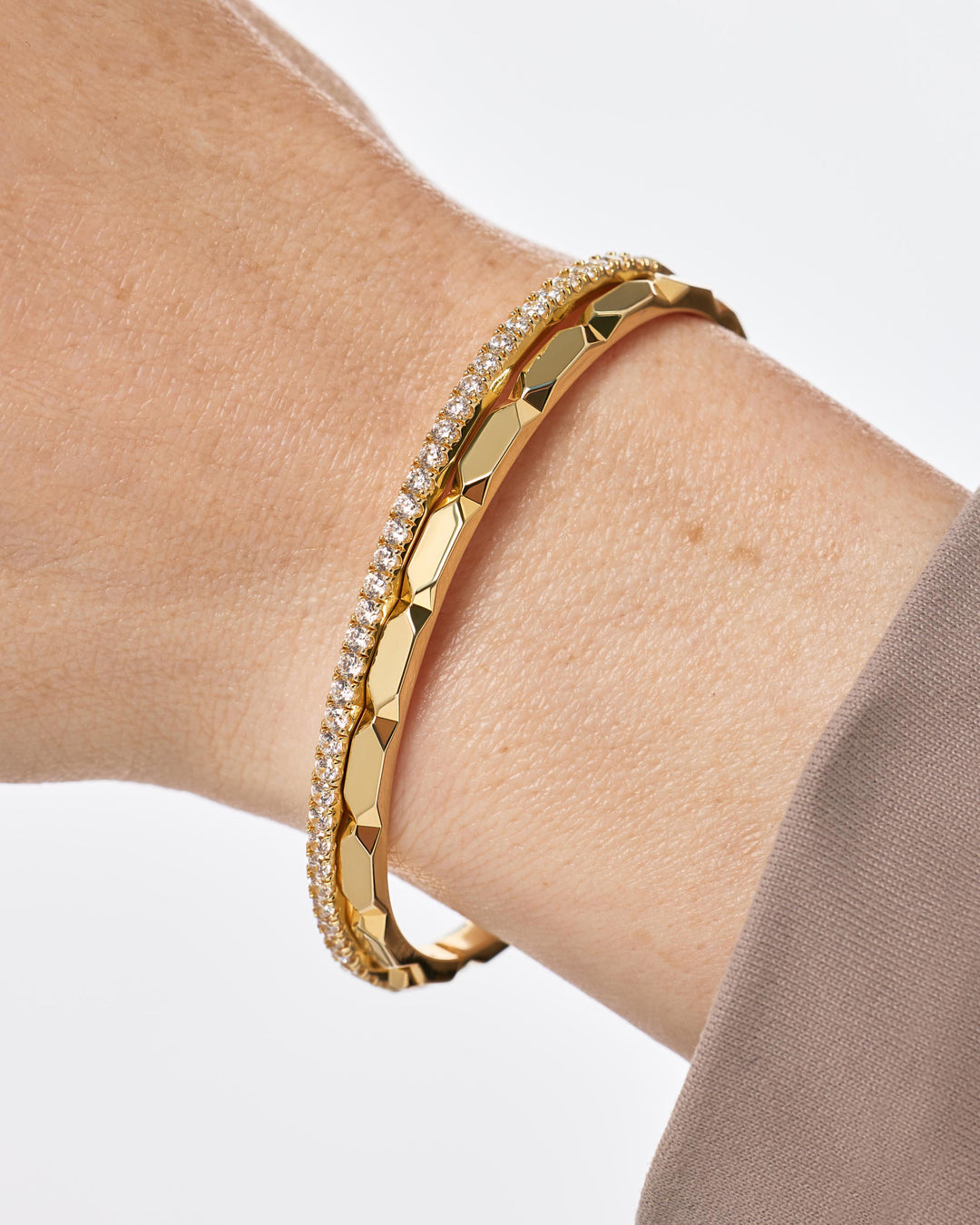 Gold Bangle Bracelet - Walker Bangle