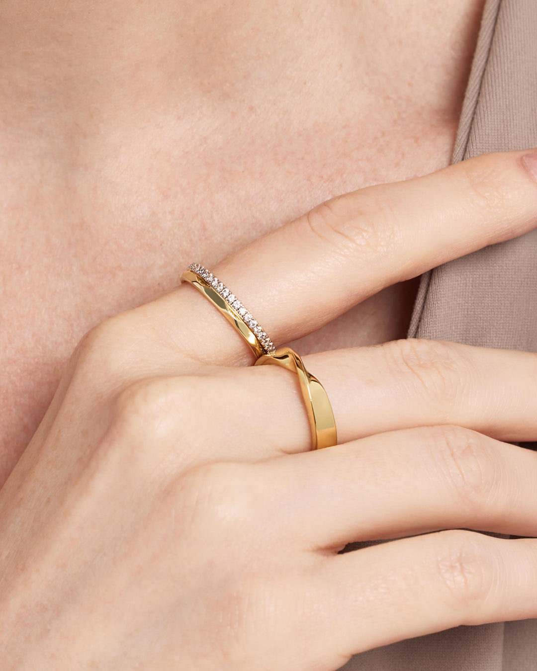 Gold Band Ring - Esme Ring