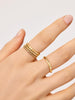 14K Gold Plated Cubic Zirconia Statement Paired Sets Rings For Women Ana Luisa Brinkley