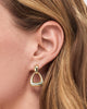 14K Gold Plated Door Knocker Drop Earrings For Women Ana Luisa Dakota Door Knocker