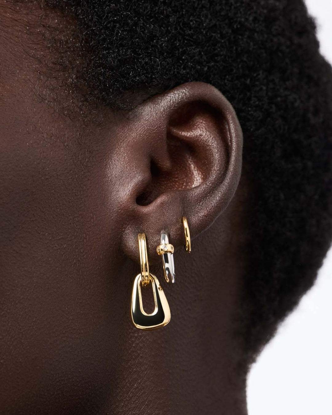 Drop Earrings - Mod Gold