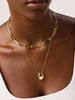 14K Gold Plated Lobster Clasp Statement Paperclip Chain Necklaces For Women Ana Luisa Aspen