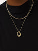 14K Gold Plated Lobster Clasp Statement Pendant Necklaces For Women Ana Luisa Collins