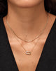 Gold Pendant - Blake Necklace Mini Micropave