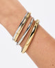 14K Gold Rhodium Plated Two Tone Cuff Bracelets For Women Ana Luisa Arlo Double Two Tone