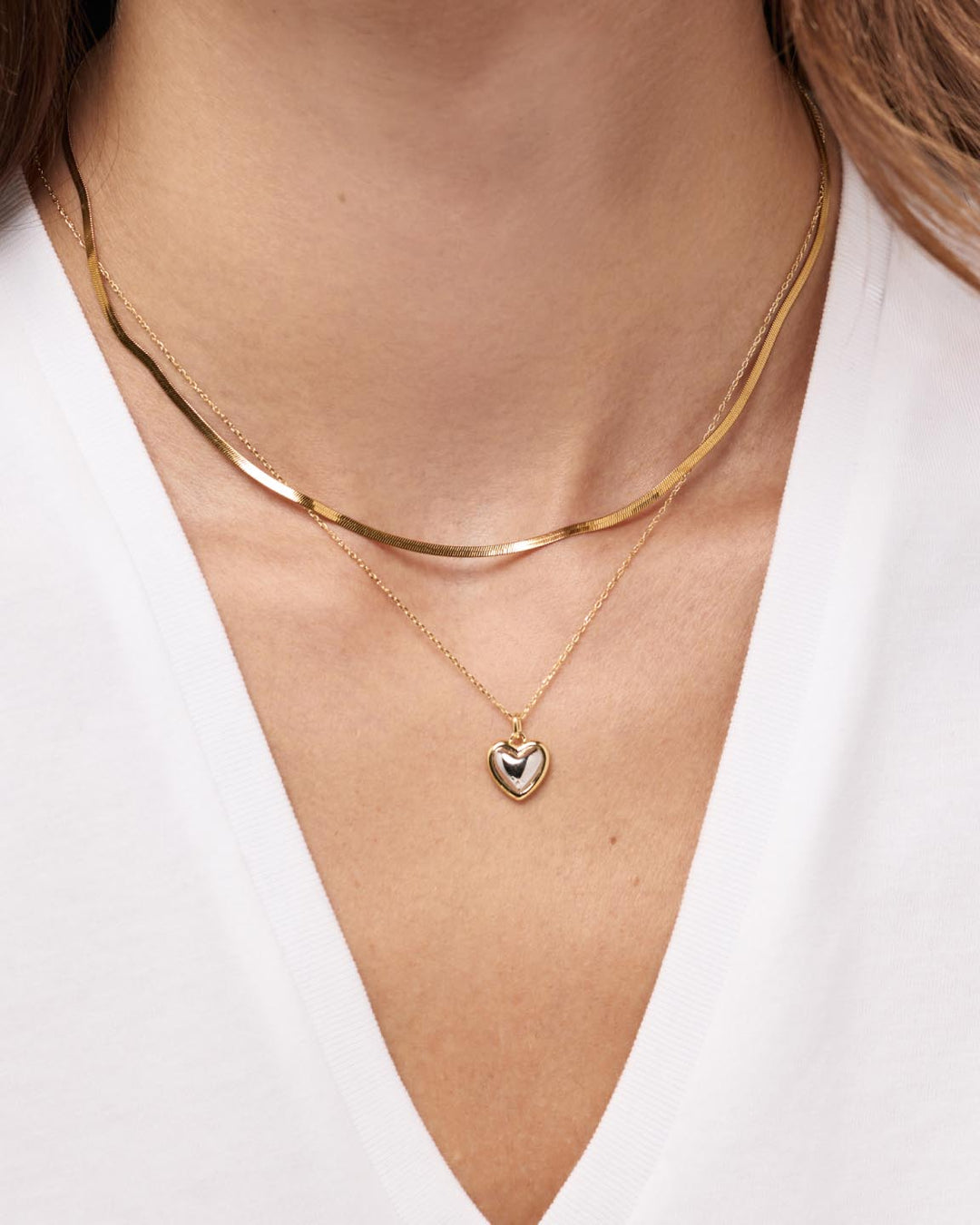 14K Gold Rhodium Plated Two Tone Love Lev Heritage Pendant Necklaces For Women Ana Luisa Lev Small Two Tone