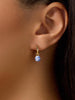 Ana Luisa Jewelry Earrings Drop Earrings Gold Drop Earrings Lainey Marble Blue Gold