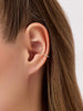 Ana Luisa Jewelry Earrings Ear Cuffs Ear Cuff Simple Ear Cuff Pave Gold