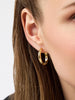 Gold Hoop Earrings - Giulia Large