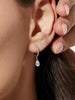 Ana Luisa Jewelry Earrings Small Hoops Delicate Huggie Hoops Elise Silver Rhodium-new1