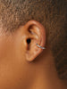 Ana Luisa Jewelry Earrings Stud Sterling Silver Simple Ear Cuff Silver Silver