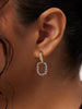 Ana Luisa Jewelry Errings Drop Earrings Double Hoop Earrings Ash Double Two Tone Gold Silver