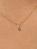 Ana Luisa Jewelry Necklace Charms Birthstone Gold Mini Birthstone Charm Solid Gold