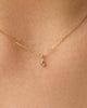 Ana Luisa Jewelry Necklace Charms Birthstone Gold Mini Birthstone Charm August Birthstone Gold Mini Peridot Charm Solid Gold