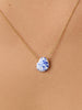 Ana Luisa Jewelry Necklaces Pendant Necklaces Gold Statement Necklace Pebble Mini Marble Blue Gold