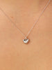 Heart Necklace - Lev Small Silver