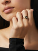 Gold Signet Ring - Amara Black