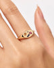 Birthstone Ring - 4 Stone Signature Signet Ring