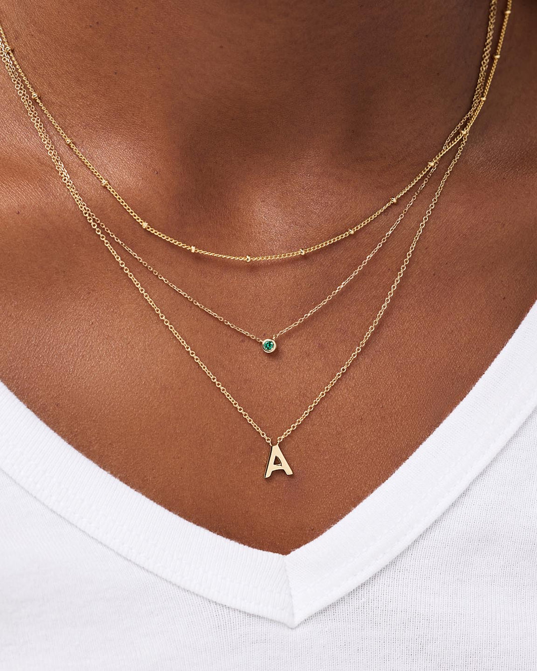 Birthstone Necklace - Solo Birthstone Necklace