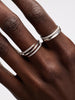Claw Ring - Oren Triple Silver