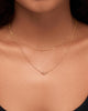 Solid Gold Diamond Fine Chain Necklaces For Women Ana Luisa Figaro Chain Necklace