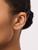 Solid Gold Fine Piercing Stud Earrings For Women Ana Luisa Bar Studs