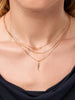Solid Yellow Gold - Italian Horn Charm Necklace