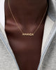 Solid Yellow Gold - Custom Name Necklace