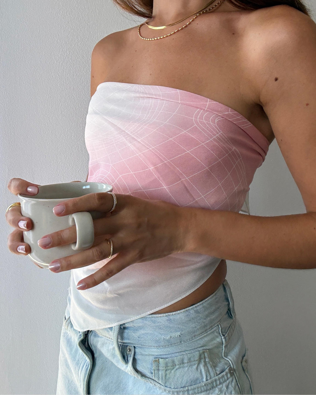 Pink Silk Scarf - Flora Silk Scarf