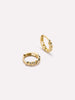 Twisted Hoop Earrings - Gold Twist Hoops