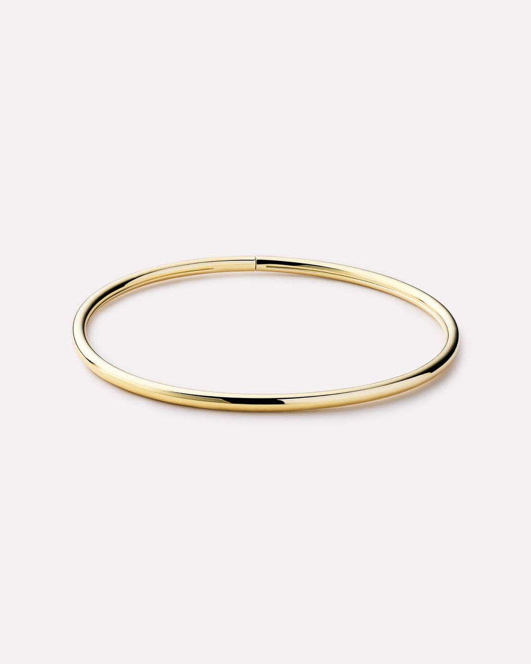Gold Bangle Bracelet - Carter (3mm)
