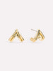 Gold Stud Earrings - Karessa