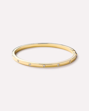 Gold Bangle Bracelet - Selena