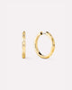 Gold Hoop Earrings - Walker Hoops