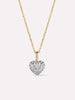 14K Gold Plated Cubic Zirconia Love Pave Vday Pendant Necklaces For Women Ana Luisa Ellery