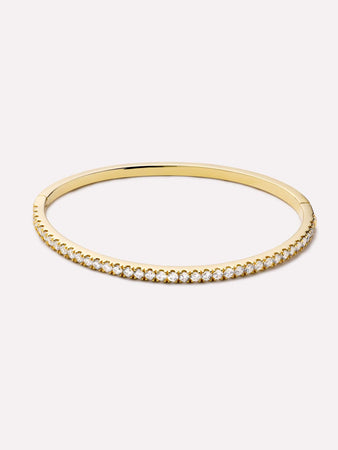 Gold Bangle Bracelet - Juliette