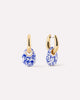 Drop Earrings - Kayla Marble Blue