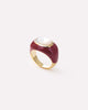 Statement Ring - Lennon Red Mother of Pearl