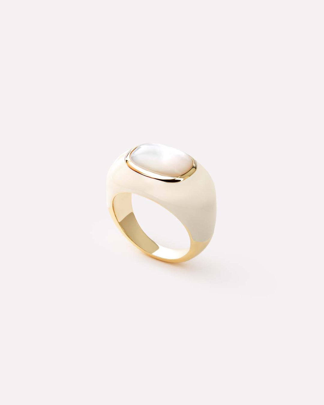 Statement Ring - Lennon Mother of Pearl