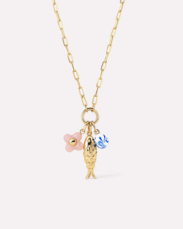 Charm Necklace - Flora Charm Necklace