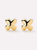 Gold Stud Earrings - Cassia