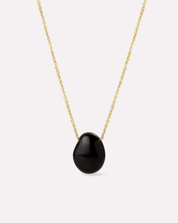 Mini Pebble Necklace - Pebble Mini Black Onyx