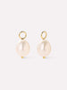 14K Gold Plated Large Freshwater Pearls Pull On Earring Charms For Women Ana Luisa Large Pearl Charms