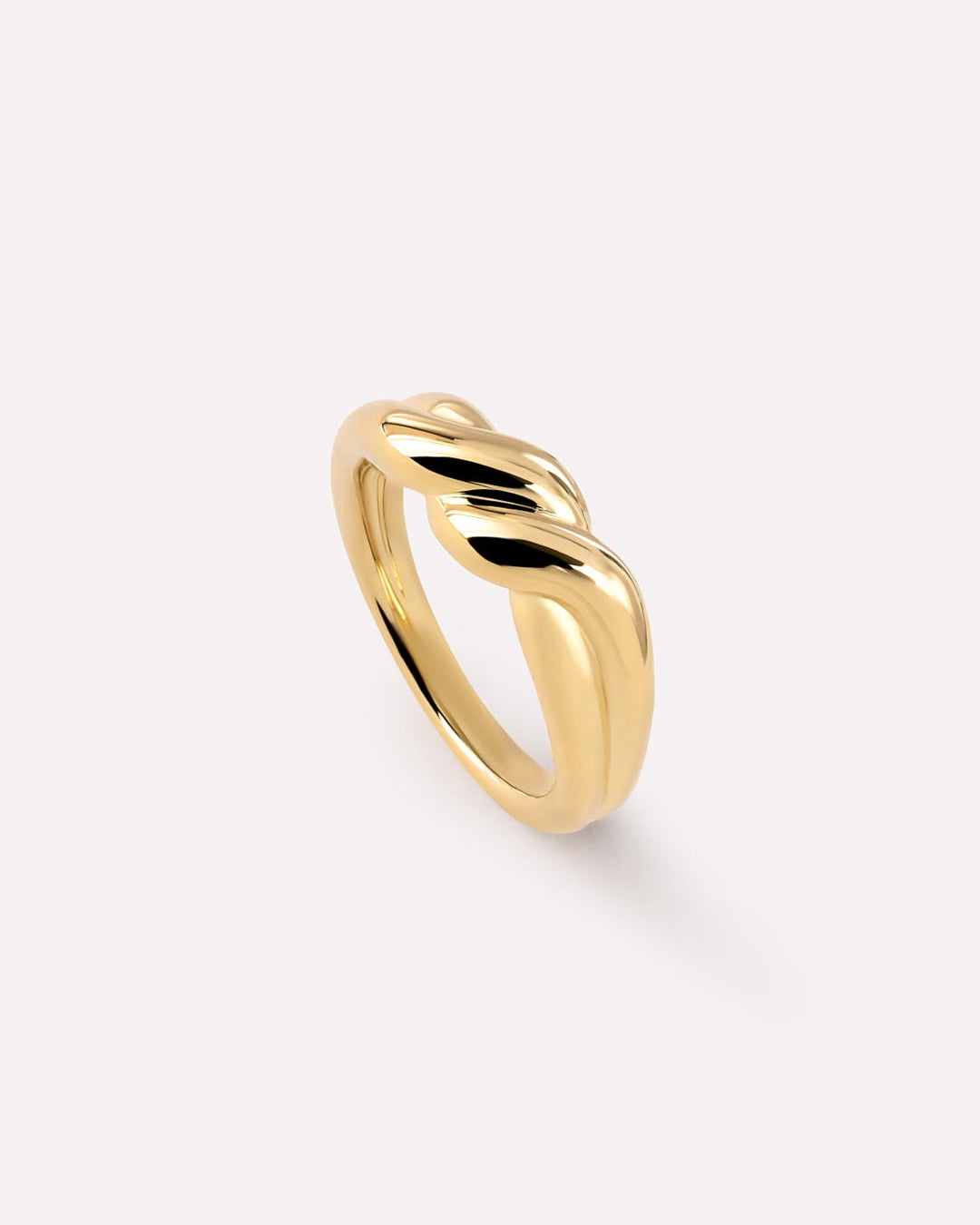 Gold Band Ring - Violet Band Ring