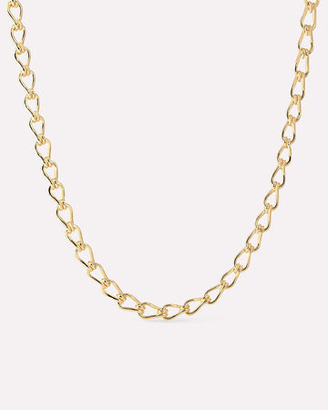 Gold Chain Necklace - Violet Chain Necklace