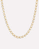 Gold Chain Necklace - Violet Chain Necklace